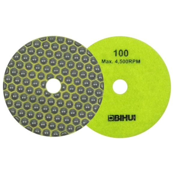 Круг алмазный гибкий (черепашка) BIHUI d125мм, зерн.100, для сухой полировки DPP510 Круг алмазный гибкий (черепашка) BIHUI d125мм, зерн.100, для сухой полировки DPP510