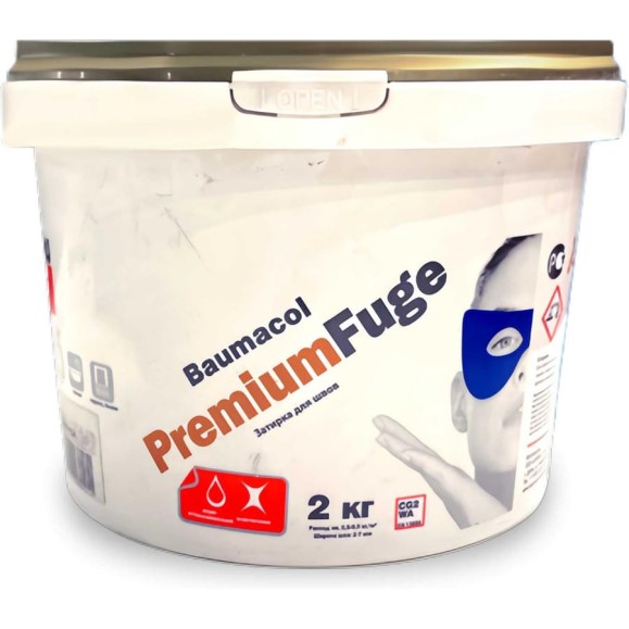 Затирка для швов эластичная BAUMIT Baumacol PremiumFuge, Коричневый, 2 кг (1626) Затирка для швов эластичная BAUMIT Baumacol PremiumFuge, Коричневый, 2 кг (1626)