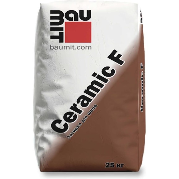 Затирка для швов Baumit полусухой консистенции Ceramic F, Светло-серый, 25 кг, Светло-серый, 25 кг (1612) Затирка для швов Baumit полусухой консистенции Ceramic F, Светло-серый, 25 кг, Светло-серый, 25 кг (1612)