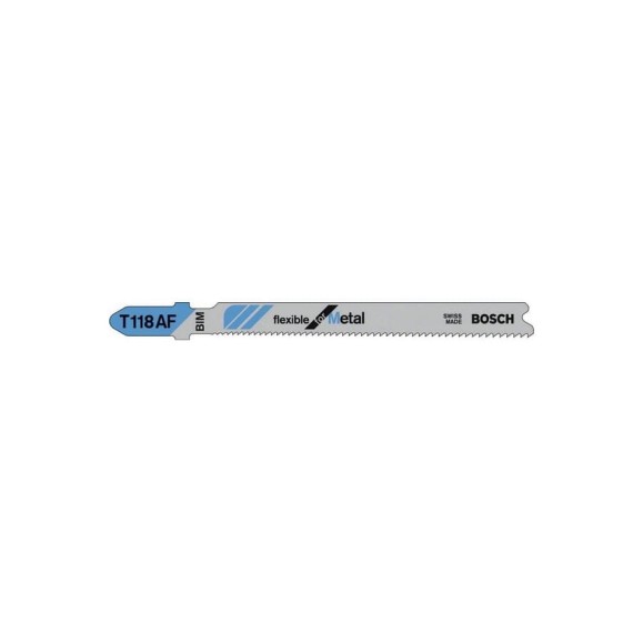 Пилки T118AF для лобзика по металлу 25 шт. (67 мм; BIM) BOSCH 2.608.634.991
