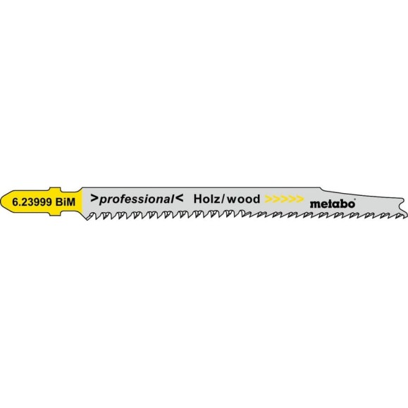 Пилки по дереву T308BF (93х2.2 мм, BIM, 5 шт.) Metabo 623999000 Пилки по дереву T308BF (93х2.2 мм, BIM, 5 шт.) Metabo 623999000