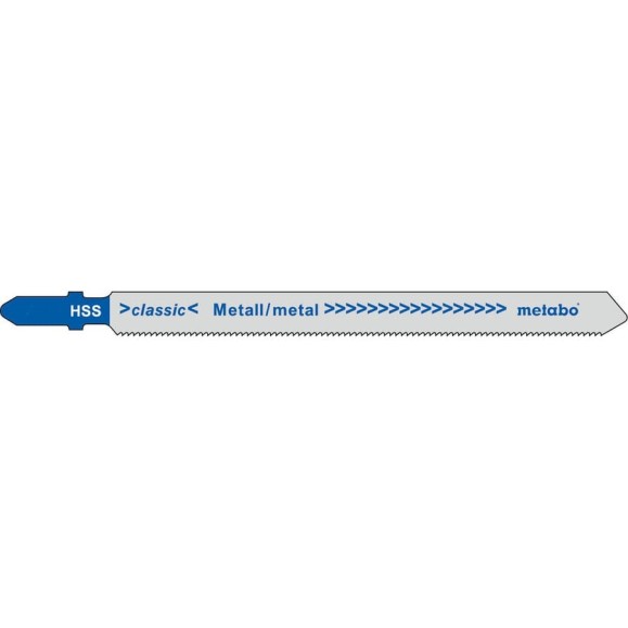 Пилки по стали и цветным металлам T318A (106х1.2мм, HSS, 25 шт.) Metabo 623623000 Пилки по стали и цветным металлам T318A (106х1.2мм, HSS, 25 шт.) Metabo 623623000