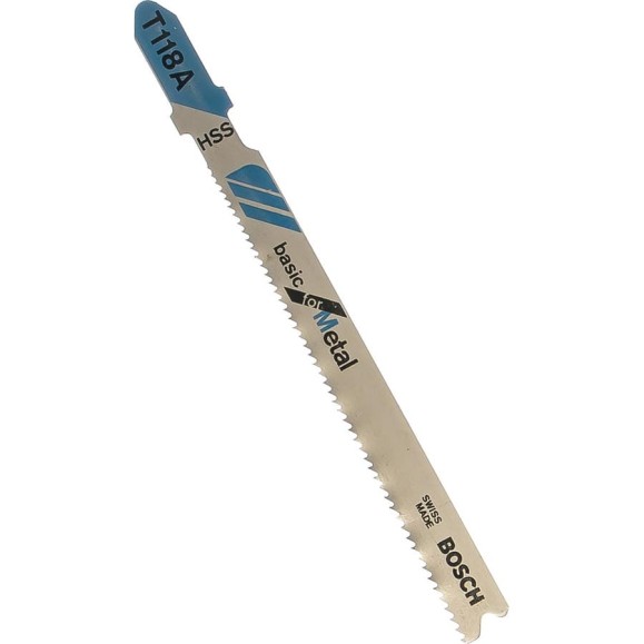Пилки T118A 100 шт. по металлу для лобзика Bosch 2.608.631.964 Пилки T118A 100 шт. по металлу для лобзика Bosch 2.608.631.964