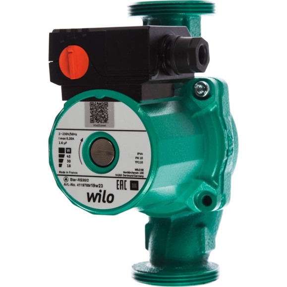 Циркуляционный насос Wilo Star-RS30/2 4119789 Циркуляционный насос Wilo Star-RS30/2 4119789