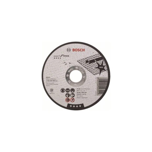Диск отрезной по нержавеющей стали 125х22,2 мм Bosch 2.608.600.094 Диск отрезной по нержавеющей стали 125х22,2 мм Bosch 2.608.600.094