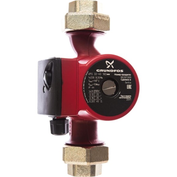 Циркуляционный насос Grundfos UPS 32-40 96281389 Циркуляционный насос Grundfos UPS 32-40 96281389