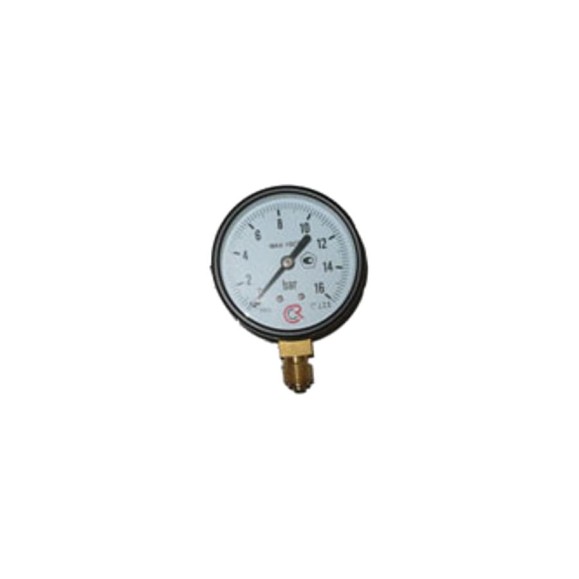 Манометр Dy 63 с нижним подключением (1/4"; 0-10 бар) Valtec TM-310P Манометр Dy 63 с нижним подключением (1/4"; 0-10 бар) Valtec TM-310P
