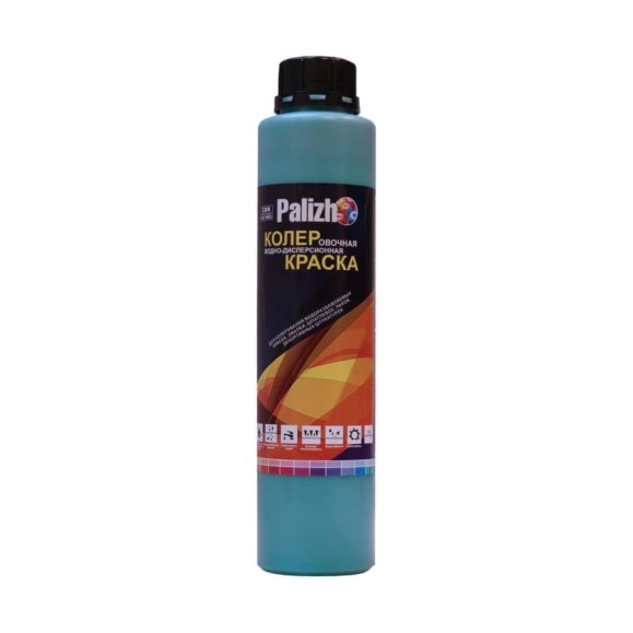 Колеровочная краска Palizh В/Д 516 бирюза 0,75л 11603609 Колеровочная краска Palizh В/Д 516 бирюза 0,75л 11603609