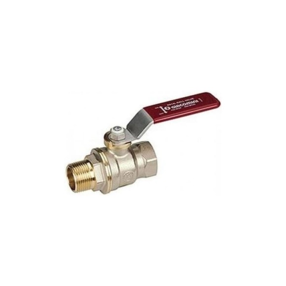Шаровой кран Giacomini латунь никель R914L 25 Ру35 ВР/НР рычаг R914LX025 007-0947