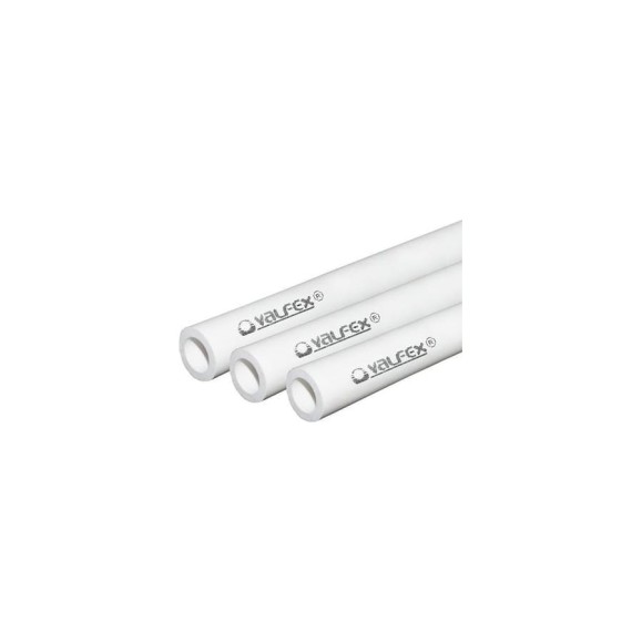Труба VALFEX PP-R белая Дн 40х3.7, Ру 10, SDR11 20 С, 4 м 10103040 033-2102 Труба VALFEX PP-R белая Дн 40х3.7, Ру 10, SDR11 20 С, 4 м 10103040 033-2102