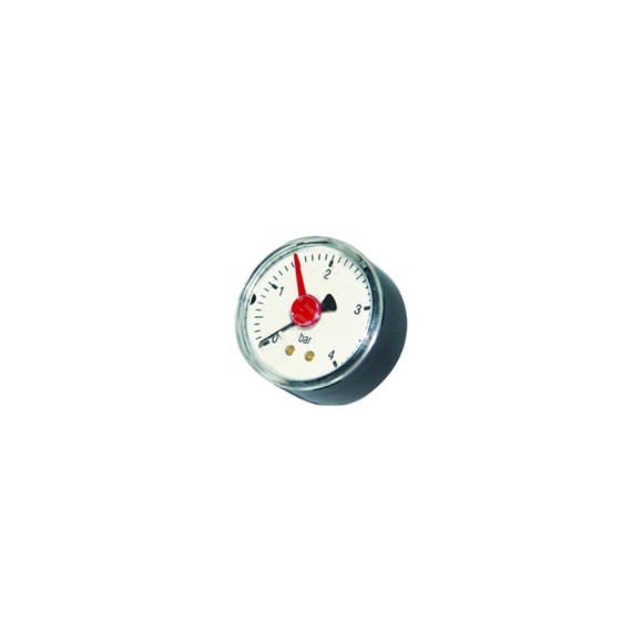 Аксиальный манометр Tiemme 1/4", 63 мм, 0-4 бар 1920021