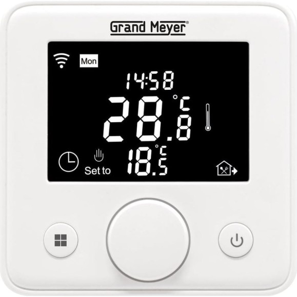 Терморегулятор Wi-Fi Grand Meyer белый W330 Терморегулятор Wi-Fi Grand Meyer белый W330