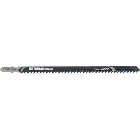 Пилки для лобзика по дереву (180 мм; шаг зубьев 4 мм) 5 шт. DEWALT DT 2167