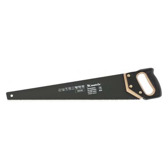 Ножовка по дереву 550 мм MATRIX BLACK SERIES PROFESSIONAL 23579