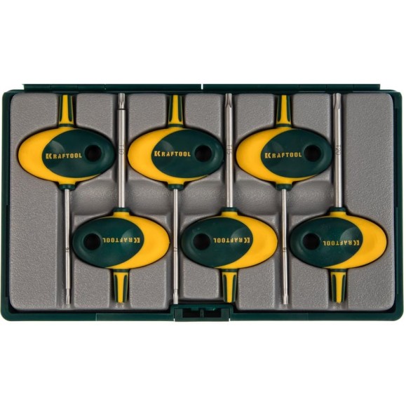 Набор ключей мини TORX EXPERT для точных работ Т6 - Т20 KRAFTOOL 27440-H6 Набор ключей мини TORX EXPERT для точных работ Т6 - Т20 KRAFTOOL 27440-H6