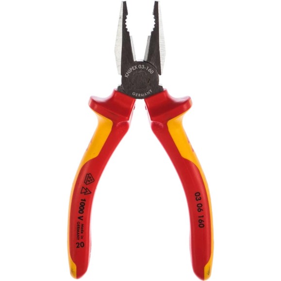 Диэлектрические пассатижи KNIPEX KN-0306160SB Диэлектрические пассатижи KNIPEX KN-0306160SB