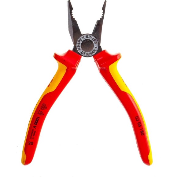 Диэлектрические пассатижи KNIPEX KN-0306180SB Диэлектрические пассатижи KNIPEX KN-0306180SB