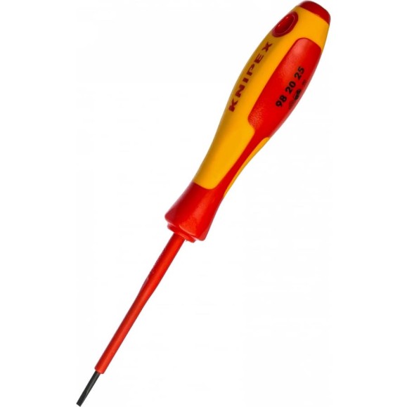 Отвертка для винтов со шлицевой головкой KNIPEX KN-982025 Отвертка для винтов со шлицевой головкой KNIPEX KN-982025