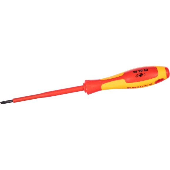 Отвертка для винтов со шлицевой головкой KNIPEX KN-982040 Отвертка для винтов со шлицевой головкой KNIPEX KN-982040