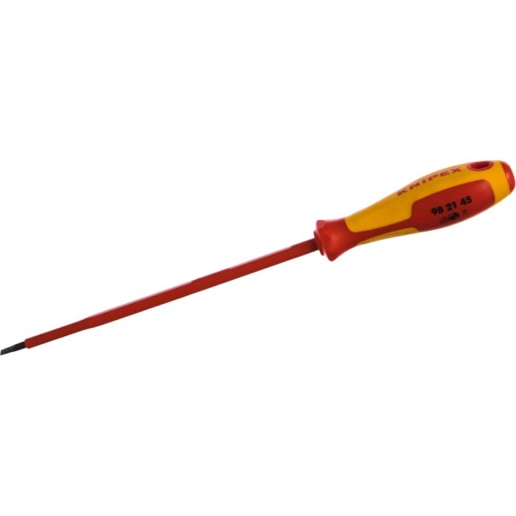 Отвертка прямой шлиц для установки счетчиков KNIPEX KN-982145 Отвертка прямой шлиц для установки счетчиков KNIPEX KN-982145