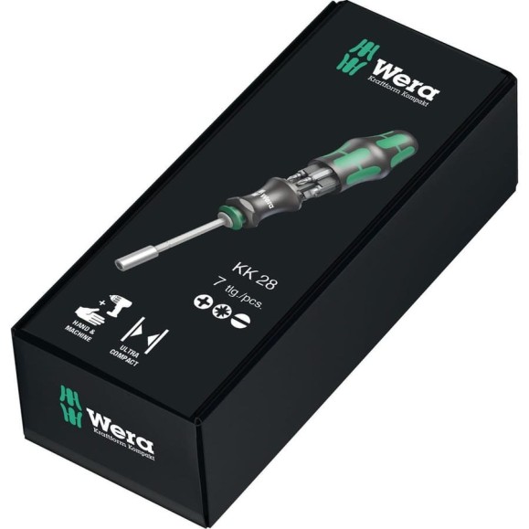 Битодержатель+Биты Wera Kraftform Kompakt 28 SB WE-073240 Битодержатель+Биты Wera Kraftform Kompakt 28 SB WE-073240
