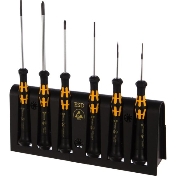 Набор отверток Wera A/6 Electronics Screwdriver Set+Rack 6 шт. WE-030170 Набор отверток Wera A/6 Electronics Screwdriver Set+Rack 6 шт. WE-030170