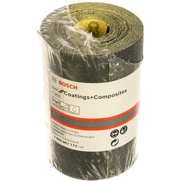 Шлифшкурка 1 рулон Best for Stone (93 мм; 5 м; К120) Bosch 2608607772 Шлифшкурка 1 рулон Best for Stone (93 мм; 5 м; К120) Bosch 2608607772