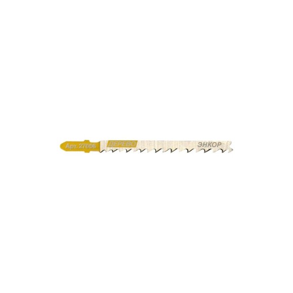 Пилка по дереву для лобзика T101 D HCS Энкор 27006