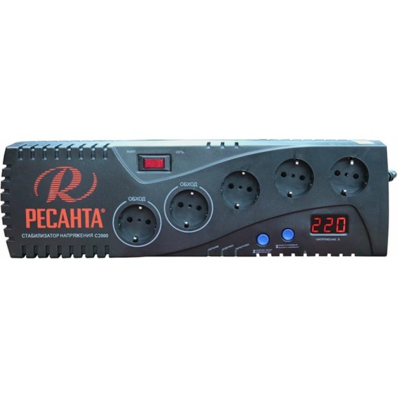 Стабилизатор Ресанта С2000 63/6/34 Стабилизатор Ресанта С2000 63/6/34