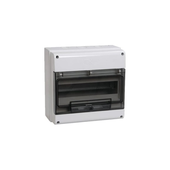 Щит IEK ЩРн-П-12 КМПн 1/12 прозрачная дверца, IP66, белый, ИЭК MKP73-N-12-66 Щит IEK ЩРн-П-12 КМПн 1/12 прозрачная дверца, IP66, белый, ИЭК MKP73-N-12-66