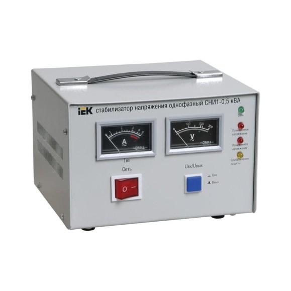 Стабилизатор напряжения IEK СНИ 1/220 1.5кВА 1ф ИЭК IVS10-1-01500 Стабилизатор напряжения IEK СНИ 1/220 1.5кВА 1ф ИЭК IVS10-1-01500