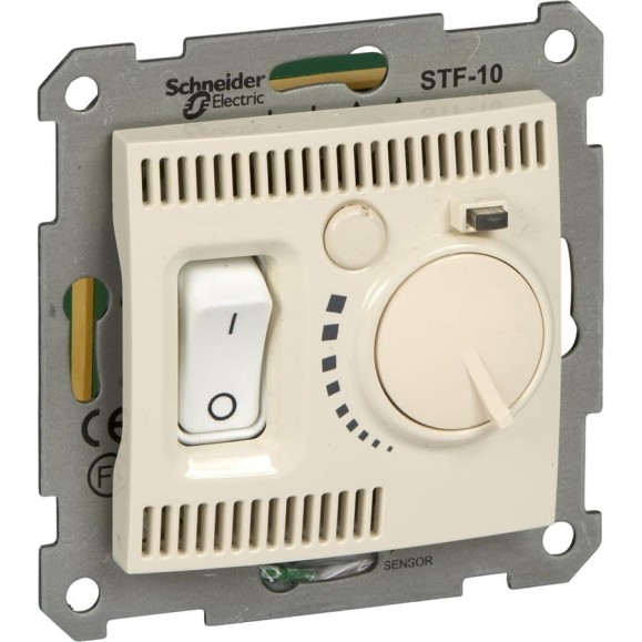 Регулятор теплого пола Systeme Electric Sedna бежевый 10А SE SDN6000347 Регулятор теплого пола Systeme Electric Sedna бежевый 10А SE SDN6000347