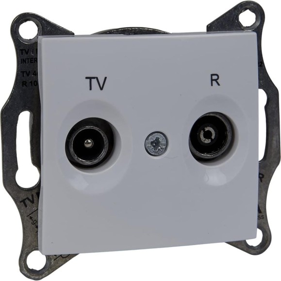 Розетка TV/R Systeme Electric Sedna Бел оконечная 1dB SE SDN3301621 Розетка TV/R Systeme Electric Sedna Бел оконечная 1dB SE SDN3301621