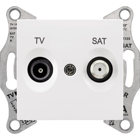 Розетка TV/SAT Systeme Electric Sedna Бел оконечная 1dB SE SDN3401621