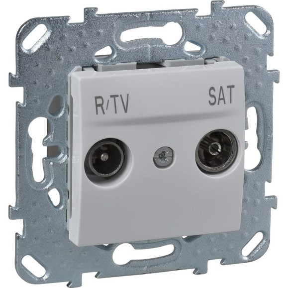 Розетка TV-SAT Systeme Electric Unica Бел проходная MGU5.456.18ZD Розетка TV-SAT Systeme Electric Unica Бел проходная MGU5.456.18ZD