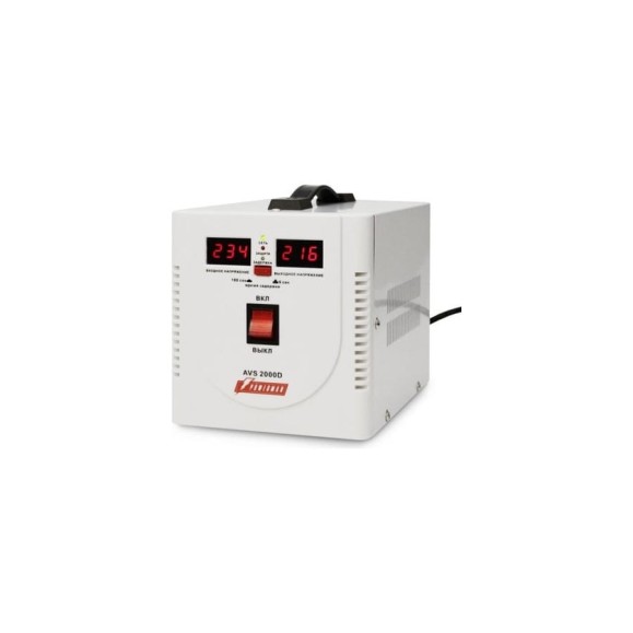 Стабилизатор напряжения Powerman 1ф 2 кВА AVS 2000 D 1192184 Стабилизатор напряжения Powerman 1ф 2 кВА AVS 2000 D 1192184