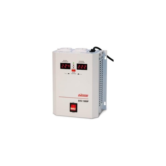 Настенный стабилизатор Powerman 1ф 1,5 кВА AVS 1500 P 6049482 Настенный стабилизатор Powerman 1ф 1,5 кВА AVS 1500 P 6049482