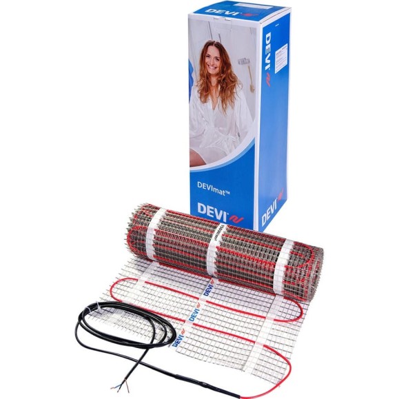 Двухжильный мат на самоклеющейся сетке Devi mat DTIR-150 1350Вт 0,45x18м 1235 83030584 Двухжильный мат на самоклеющейся сетке Devi mat DTIR-150 1350Вт 0,45x18м 1235 83030584