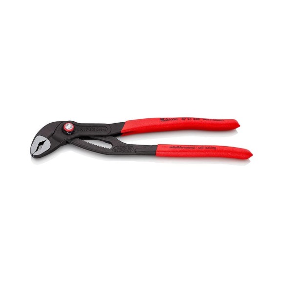 Переставные клещи KNIPEX COBRA QuickSet с фиксатором, быстрая установка, L-250 мм KN-8721250SB Переставные клещи KNIPEX COBRA QuickSet с фиксатором, быстрая установка, L-250 мм KN-8721250SB