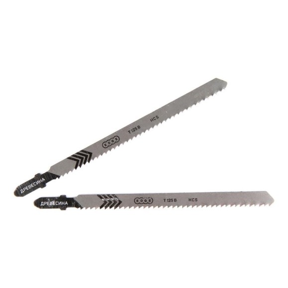 Пилка для лобзика по дереву T125B (2 шт.) EDGE by PATRIOT 814010011