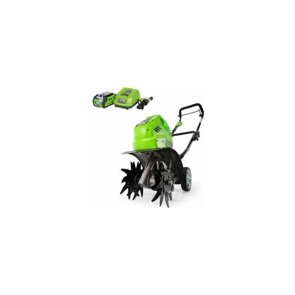 Аккумуляторный культиватор GreenWorks G40TLK6 27087UF