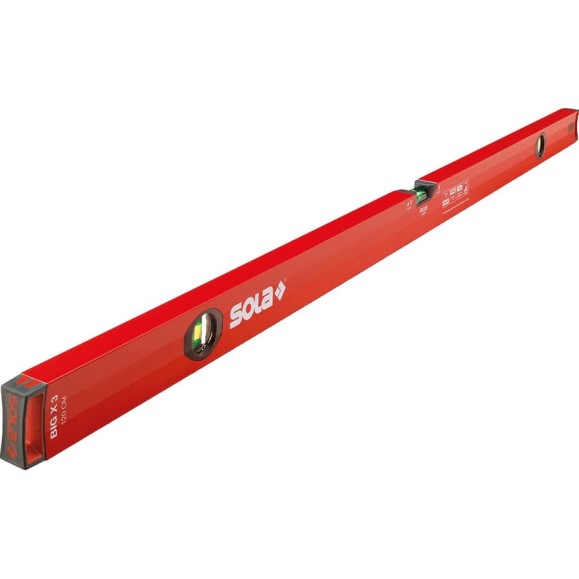Уровень (L=180 см, 3 глазка) SOLA BigX 3 180 01373601 Уровень (L=180 см, 3 глазка) SOLA BigX 3 180 01373601