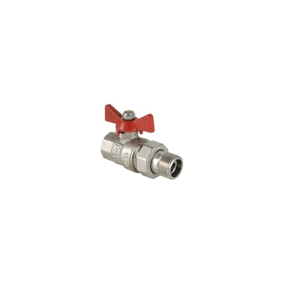 Шаровой кран с полусгоном 1" вн.-нар. Valtec BASE VT.227.N.06