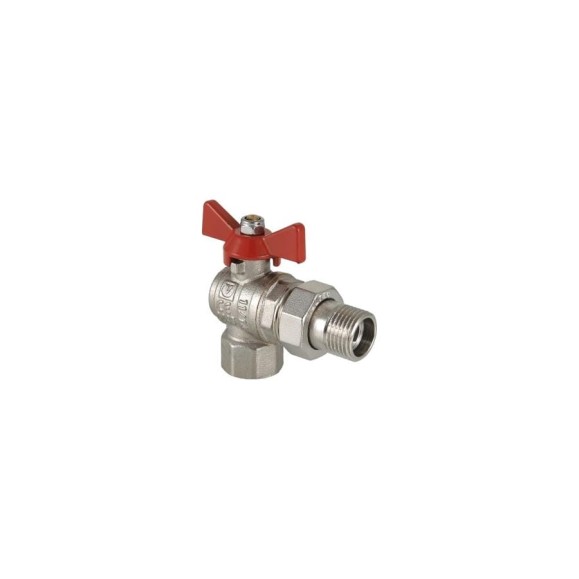 Шаровой угловой кран с полусгоном 1" вн.-нар. Valtec BASE VT.228.N.06 Шаровой угловой кран с полусгоном 1" вн.-нар. Valtec BASE VT.228.N.06
