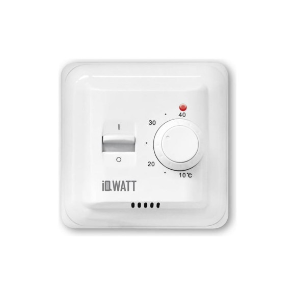 Терморегулятор IQWATT IQ Thermostat M белый 039486 Терморегулятор IQWATT IQ Thermostat M белый 039486