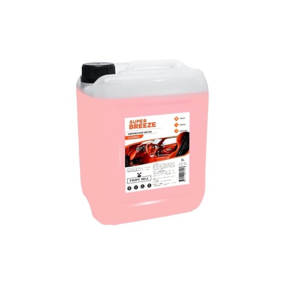 Средство для химчистки Super Breeze Profy Mill 5 л A1602-5 Средство для химчистки Super Breeze Profy Mill 5 л A1602-5