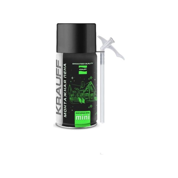 Монтажная пена KRAUFF Mini бытовая, 250/350 мл 00003 Монтажная пена KRAUFF Mini бытовая, 250/350 мл 00003