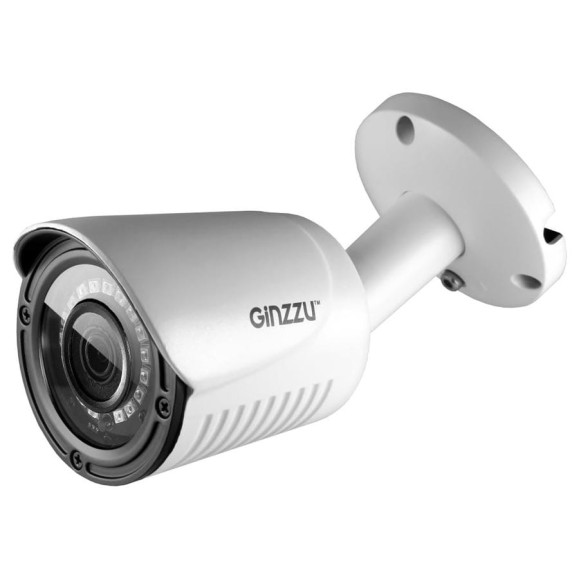 Камера GINZZU HAB-2035A AHD 2.0Mp AR0237, 3.6 mm, пуля, IR 20 м, IP66, металл 14085 Камера GINZZU HAB-2035A AHD 2.0Mp AR0237, 3.6 mm, пуля, IR 20 м, IP66, металл 14085
