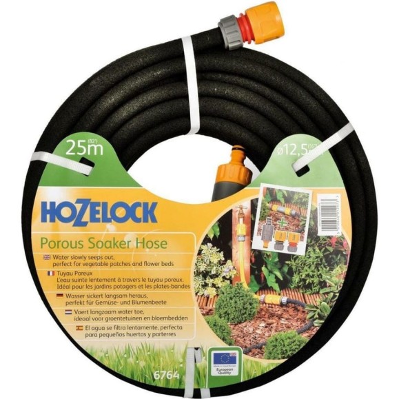 Пористый шланг для полива с коннекторами Hozelock 6764 1/2", 25 м 6764P3600 Пористый шланг для полива с коннекторами Hozelock 6764 1/2", 25 м 6764P3600