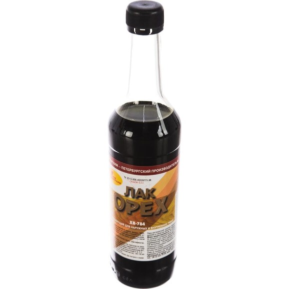 Лак ХВ-784 НОВБЫТХИМ орех, 0.5 л 1776 Лак ХВ-784 НОВБЫТХИМ орех, 0.5 л 1776